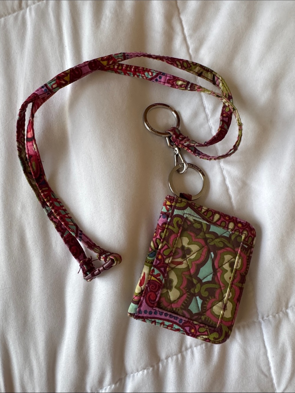 Vera Bradley Floral Print Lanyard